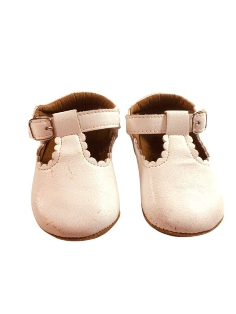My ggpp Baby Soft Walking Shoes Mary Jane Style White Size 3